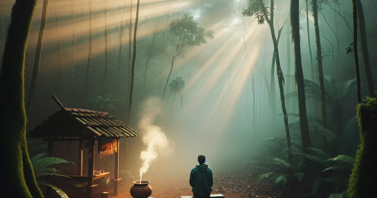 O Silêncio na Ayahuasca: Quando o Movimento é Fuga e a Quietude é Cura